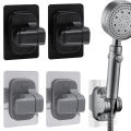 Universal Showerhead Holder Wall Mounted Punch Free Household Adjustable Shower Bracket Self-adhesive Bathroom Accessories.