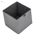 Nonwovens Storage Bins, Nursery Toy Storage Basket, Wardrobe Clothes Organizer Storage Bin, 11.81'' Large Cabinet Bookcase Boxes for Home Bedroom. 