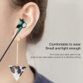 [Better Sound]BlueWow BM10 In Ear Headphones Earphone Headset Wired Earbuds Heavy Bass Noise Cancelling with HD Mic. 