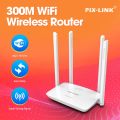 PIX-LINK WR08 300Mbps Wireless Router 802.11 B /G/N With 4 Extender Antenna WPS 2.4G Network High Speed Router For Home Office. 