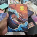 Aesthetic Notebook ( blank pages, 20cm/14cm size,120 pages). 