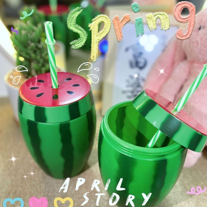 Tea%20Milk%20Juice%20Lovely%20Food%20Grade%20Plastic%20Summer%20Straw%20Cup%20Drinkware%20Strawberry%20Pineapple%20Watermelon%20Water%20Bottle%20-%20Image%203