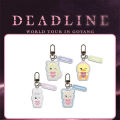 BLACKPINK Cartoon Character Deadline Keychains Sooya Gomdeuki Rosie Ppeu Fashion Bag Pendant Jewelry.