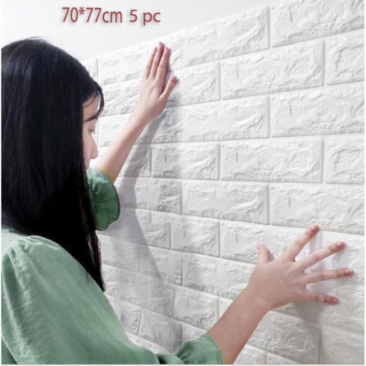 MSB Self-Adhesive 3D Foam Wallpaper Premium Quality For Home Office Restaurant Self Install