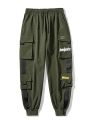 Classic Design Multi Pocket Cargo Pants, Men's Casual Loose Fit Drawstring Cargo Pants/Joggers For Spring Summer Outdoor. 