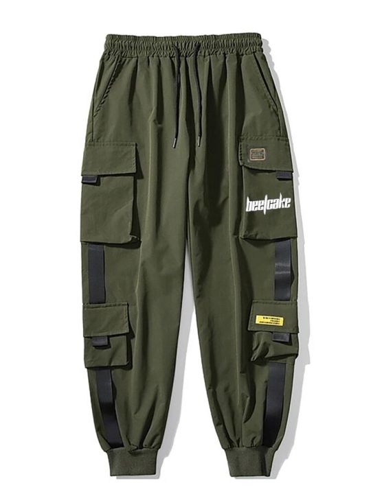 Classic%20Design%20Multi%20Pocket%20Cargo%20Pants,%20Men's%20Casual%20Loose%20Fit%20Drawstring%20Cargo%20Pants/Joggers%20For%20Spring%20Summer%20Outdoor%20-%20Image%204