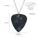 Strange Thing Eddie Munson Guitar Pick Necklace for Men Boys Hellfire Club Eddie Fans Gift Jewelry. 