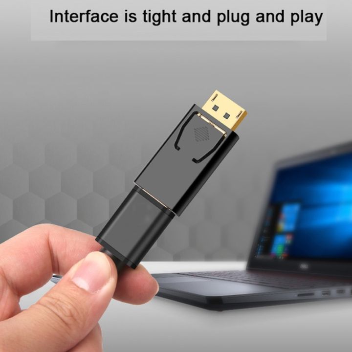DisplayPort%20V1.2%20to%20HDMI-Compatible%20Adapter%20Converter%20Display%20Port%20Male%20DP%20to%20Female%20HD%20TV%20Cable%20Video%20Audio%20For%20PC%20TV%20Projector%20-%20Image%205
