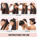 3/1pc Heatless Hair Curler No Heat Lazy Hair Rollers Overnight Sleeping Curling Rod Soft Flexi Rods with Hook Hair Styling Tools. 