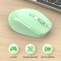 2.4G Wireless Mouse Gaming Mouse Battery Macaron Multicolor Wireless Mouse Mute Ergonomic Mouse Backlit Mice For Laptop.