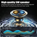 Portable Wireless Speaker Micro TF Card Player RGB Luminous Mini Surround Sound Bass Speaker For Home Outdoor.