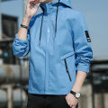 2023 Spring Jacket Men's Hooded Coat Men's Clothing Manufacturer Youth Korean Fashion Casual Exercise Jacket. 