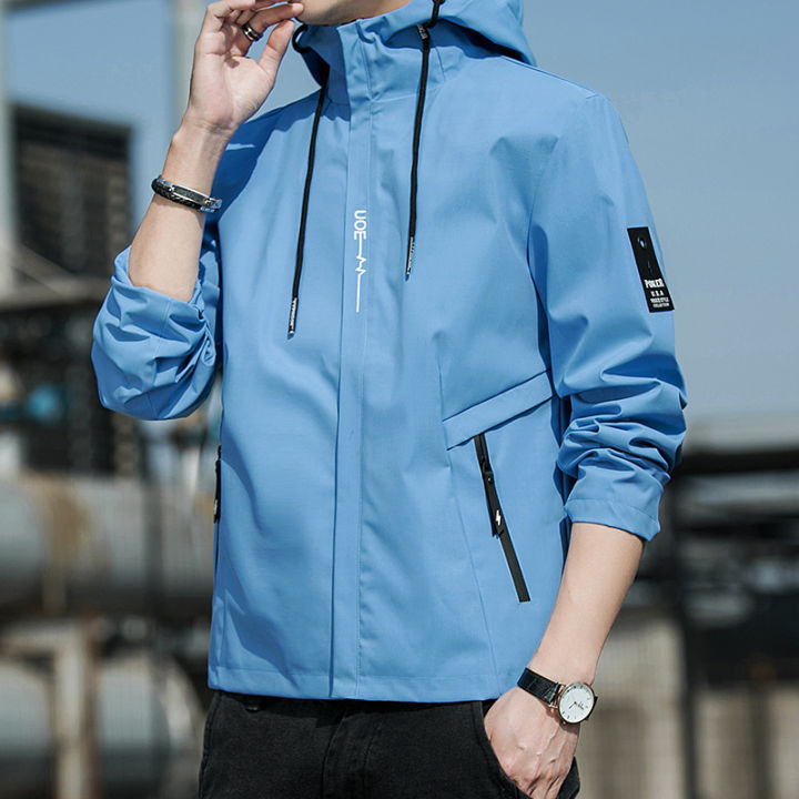 2023%20Spring%20Jacket%20Men's%20Hooded%20Coat%20Men's%20Clothing%20Manufacturer%20Youth%20Korean%20Fashion%20Casual%20Exercise%20Jacket%20-%20Image%203