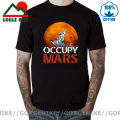 Novelty Occupy Mars SpaceX Starman T Shirt Men Man 100% Cotton Elon Musk Space X T-Shirt Summer Camiseta Mens Tshirt Don't Panic. 