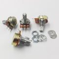 Durable 5 Piece 100K Ohm 3 Terminals Linear Taper Rotary Audio B Type Potentiometer Pot. 