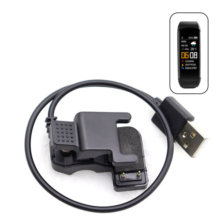 Tw64%20For%20Smart%20Watch%20Universal%20Usb%20Charging%20Cable%20Black%202/3%20Pins%C2%A0%20Charger%20Clip%C2%A0%20Creek%20-%20Image%204