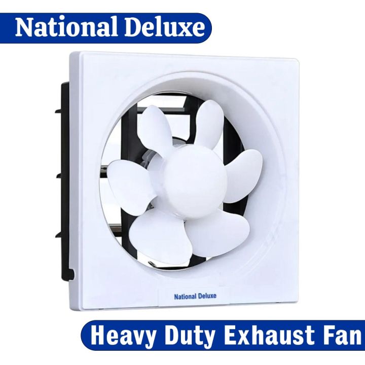 National Deluxe Exhaust Wall Fan 6/8/10/12 Inch