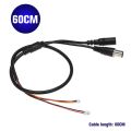 1pcs 60cm 5 Pin Analog BNC Video Cable Power Lead Wire F Video DC Jack Female Cord for Analog CCTV Camera Board. 