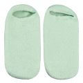 1pair Reusable Spa Gel Socks Gloves Moisturizing Whitening Exfoliating Socks Velvet Smooth Beauty Hand Foot Care Silicone Sock.