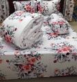 Comforter+ Bed Sheet + Pillows Cover+ Kol Cover ( 5 Pcs Set ).