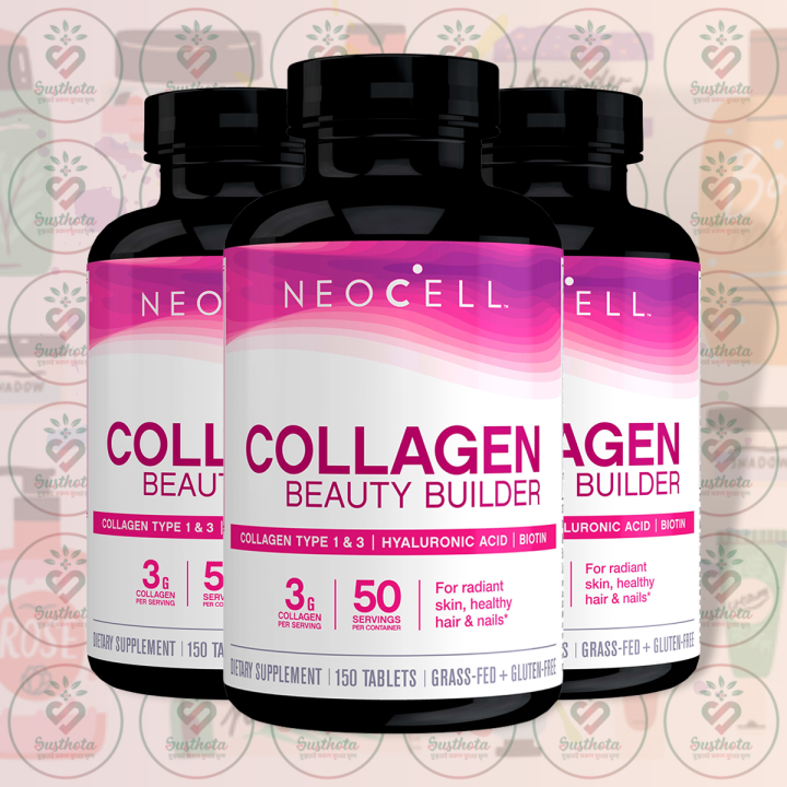 NeoCell%20Collagen%20Beauty%20Builder%20%E2%80%93%203g%20Collagen%20%E2%80%93%20150%20Tablets%20%E2%80%93%20with%20Hyaluronic%20Acid%20&%20Biotin%20%E2%80%93%20for%20Radiant%20Skin,%20Healthy%20Hair%20&%20Nails%20-%20Image%202