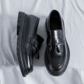 Italian Men's Casual Shoes Fashion Thick Bottom Tassel Formal Shoes for Men Luxury Brand Dress Loafers Moccasins Business Shoes KEEMEEUYZO. 