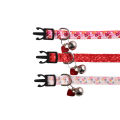 Amingge New Pet Collar Valentine's Day Love Series Bowknot Ribbon Cat Collar with Heart-Shaped Accessories. 