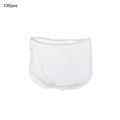 100Pcs/Set Elastic Dense Texture Sink Filter Mesh Polyester Practical Anti-bloking Sink Strainer Mesh for Home.