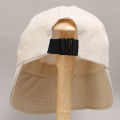 Big Brim Denim Sports Hat Proof Bare Face Sunscreen Hat with Elastic Adjustable.