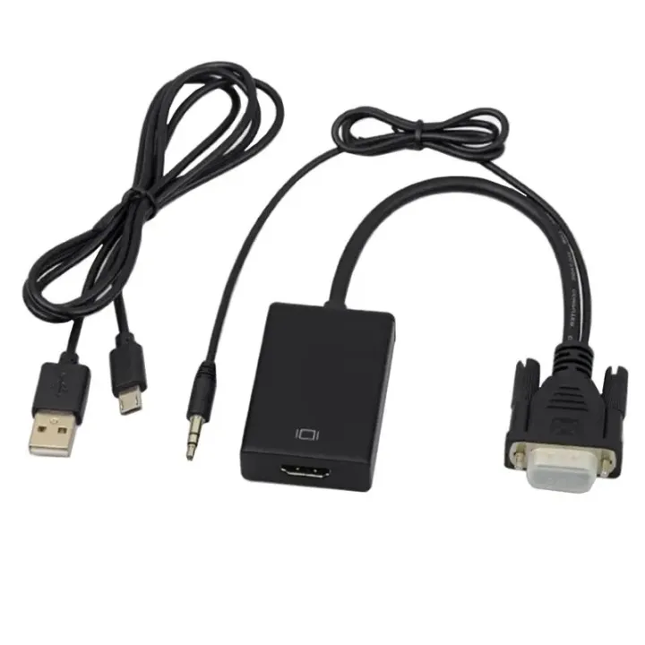 Vga%20To%20HDMI%20Compatible+3.5mm%20Conversion%20Cable,%20Vga%20To%20HDMI%20Compatible%20With%20Audio,%20-%20Image%202