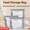 Aluminum Foil Food Bag Reusable Fresh-keeping Zip Lock Freezer Bag  -  Pure Mall. 