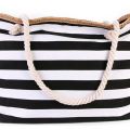 2022 New Beach Tote Bag Fashion Women Canvas Summer Large Capacity Striped Shoulder Bag Tote Handbag Shopping Shoulder Bags. 