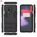 OnePlus 8 Pro Kickstand Cover Hard Pc+ Flexible Silicon Rim Bumper Armor Phone Casing Back Cover.