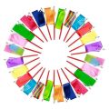 BETTERFORM 10 Colors Rainbow Stick Twirling Rod Gymnastics Ribbon Artistic Gymnastics Ribbon Dance Ribbon Rhythmic Art Training Colorful Gym Ribbons. 