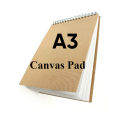 Canvas pad for acrylic water and oil color A5 / A4 / A3 size 12 Sheet. 