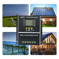 PWM 100A 12V 24V 36V 48V AUTO Solar Panel Charge Controller Solar PV Battery Charger with LCD MPPT Solar Controller. 
