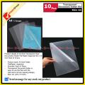 Documents Folder File Transparent Clear  A4 Size Paper Organizer 8.5 x 12 Inch Pack of 10 pcs. 