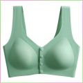 Nursing Bra Latex Feeding Bra Front Buckle Bra.