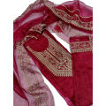 Organza Tissu Splendor - Shalwar Kameez Four Piece Dress For Women - Ideal for All Occasions and All Seasons.