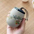 Ceramic Tea Container with Sealed Lid Airtight Tea Jar for Tea Coffee. 