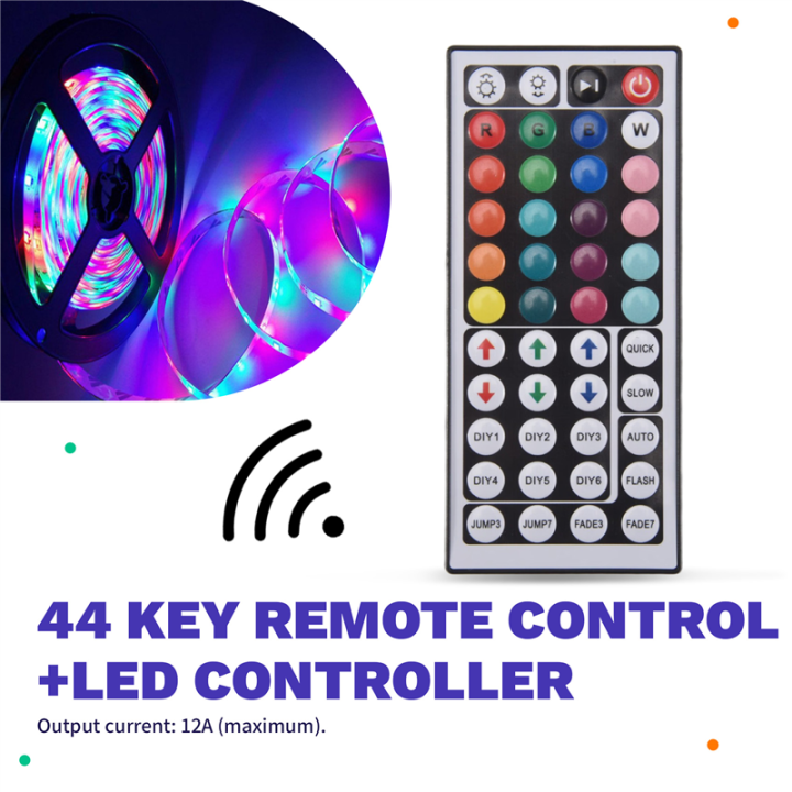 RGB%20LED%20Controller+44%20Keys%20Remote%20Control%20RGB%20Control%20Box%20IR%20Light%20Strip%20Controller%20DC12V%20for%202835%205050%20RGB%20Light%20Strip%20-%20Image%202