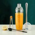 Leak-proof PC Cocktail Shaker with Scale Bartender Party Drink Mixer Kitchen Gadgets Bar Party Bartender Tools Bar Accessories.
