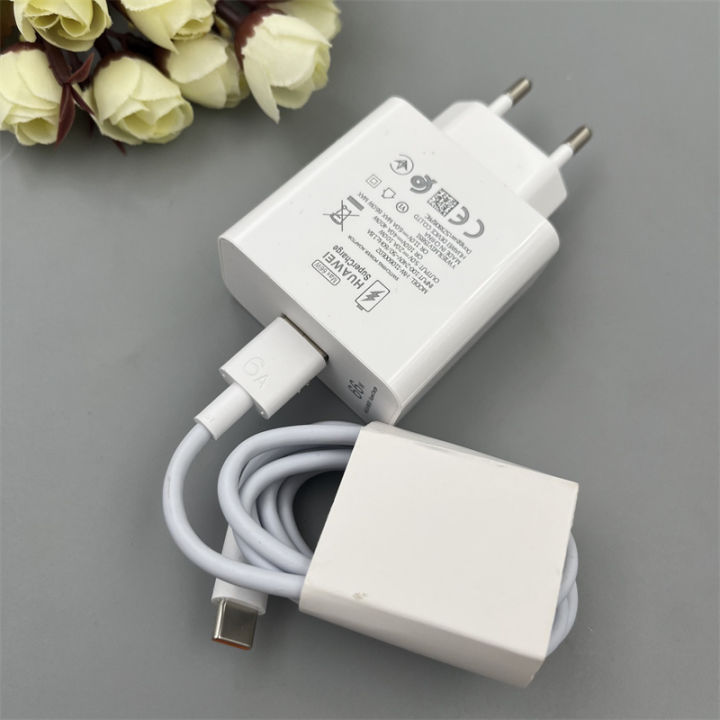 EU Plug Original HUAWEI 66W Supercharge Fast Charger Wall Power