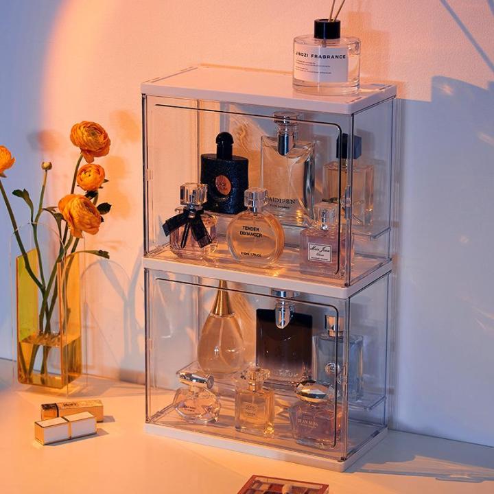 Multifunctional%20Transparent%20Cosmetics%20Storage%20Box%20Perfume%20Display%20Cabinet%20Dresser%20Desktop%20Dustproof%20Acrylic%20Makeup%20Organizer%20-%20Image%203