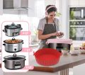 🔥Air Fryer Silicone Baking Tray Red color. 