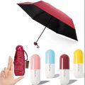 Capsule Umbrella,Mini Pocket Capsule Umbrella Waterproof UV Rain Umbrellas -Bix Super Shop. 