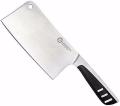 7Inch Stainless Steel Bone Chopping Knife Cleaver Butcher Knife with Pakkawood Handle Multipurpose Use for Home Kitchen.