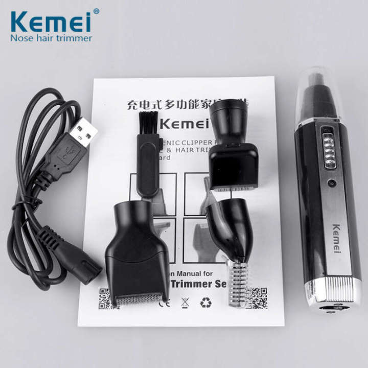 Komei%20KM-6630%20Electric%20Nose%20Hair%20clipper%204-in-1%20charging%20multi-functional%20set,%20shaver%20trimmer%20-%20Image%203