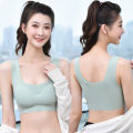 Japan Shangpin Anxin Generation Underwear Female Wrap Chest Beauty Back Ice Silk Bra Girl Yoga Sports Vest. 
