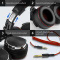 Oneodio Studio Pro DJ Headphone Over Ear 50mm Drivers HIFI Wired Headset Professional Monitor DJ Headphones With Mic For Phone.